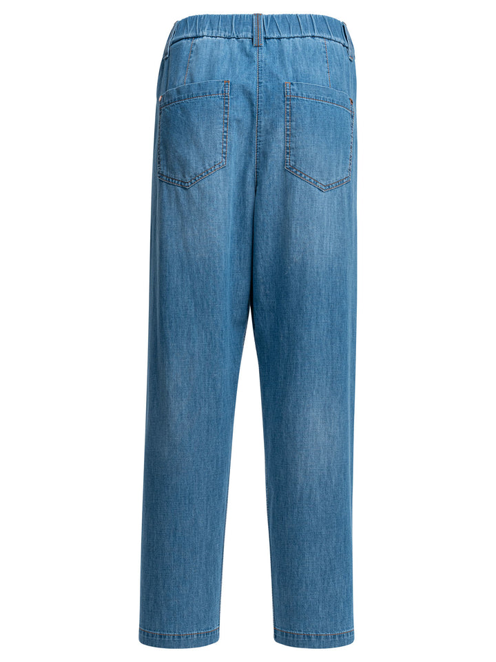 Brunello Cucinelli Straight-Leg Jeans - Light blue | 635f1f37a6e88f59b320afd0cba1c70a5a5c250e