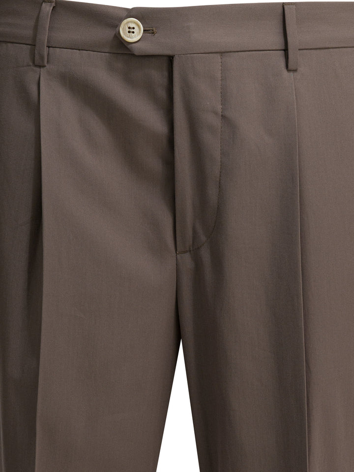 Brunello Cucinelli Tailored Pants Trousers - Marrone | 97e36ff7f40e91be17b7076df949a61f0824959e