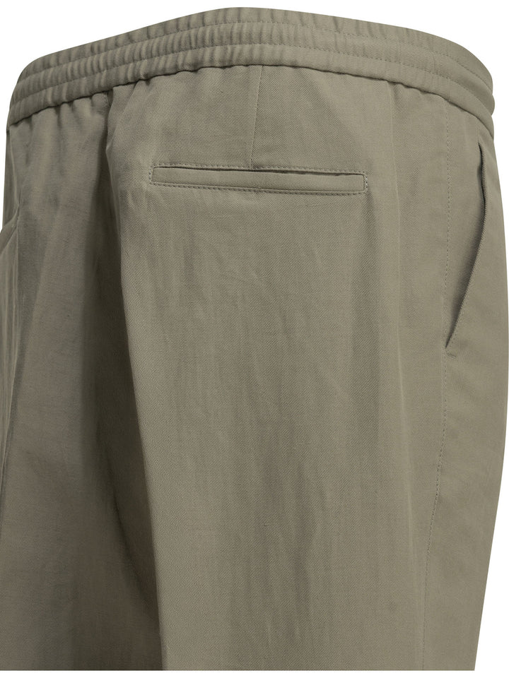 Brunello Cucinelli Casual Linen And Cotton Pants Trousers - Beige | ba48ff2ce3d5c02838dbe67d36d9e45c87fc9fd7