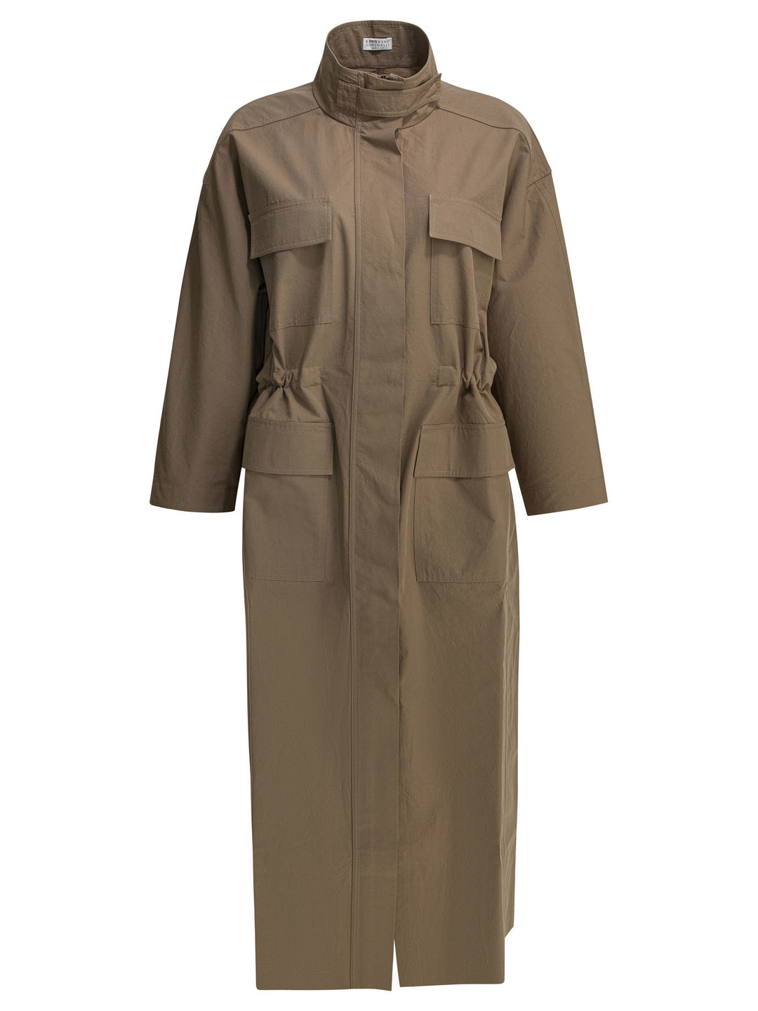 Brunello Cucinelli Cotton Trench Coat Jackets and Coats - Marrone | 68942782e09ead44baed92ef3e232a08935b12d5