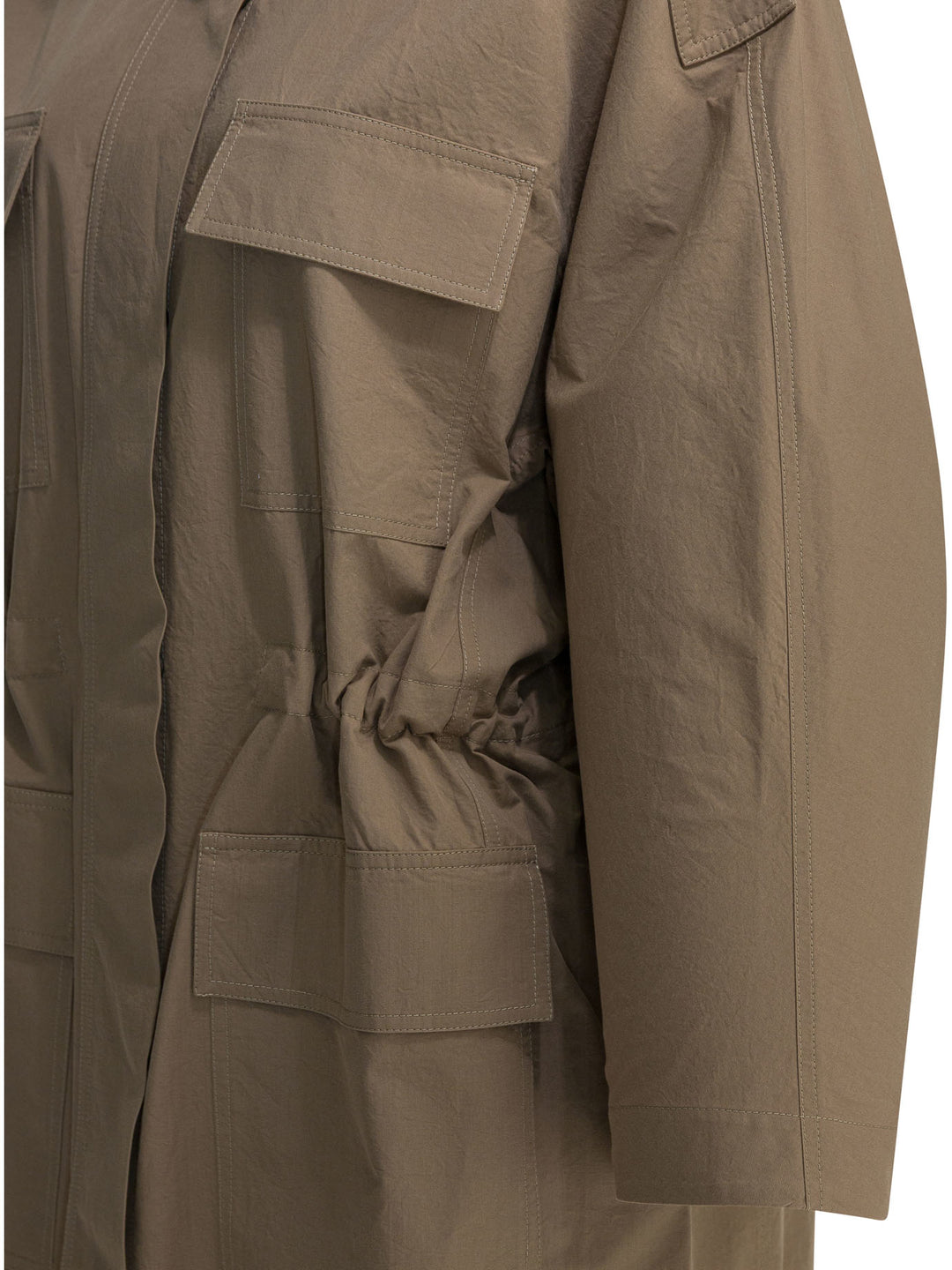 Brunello Cucinelli Cotton Trench Coat Jackets and Coats - Marrone | 9ec27a46390b3f6113613fffe89a66815c8c0d31