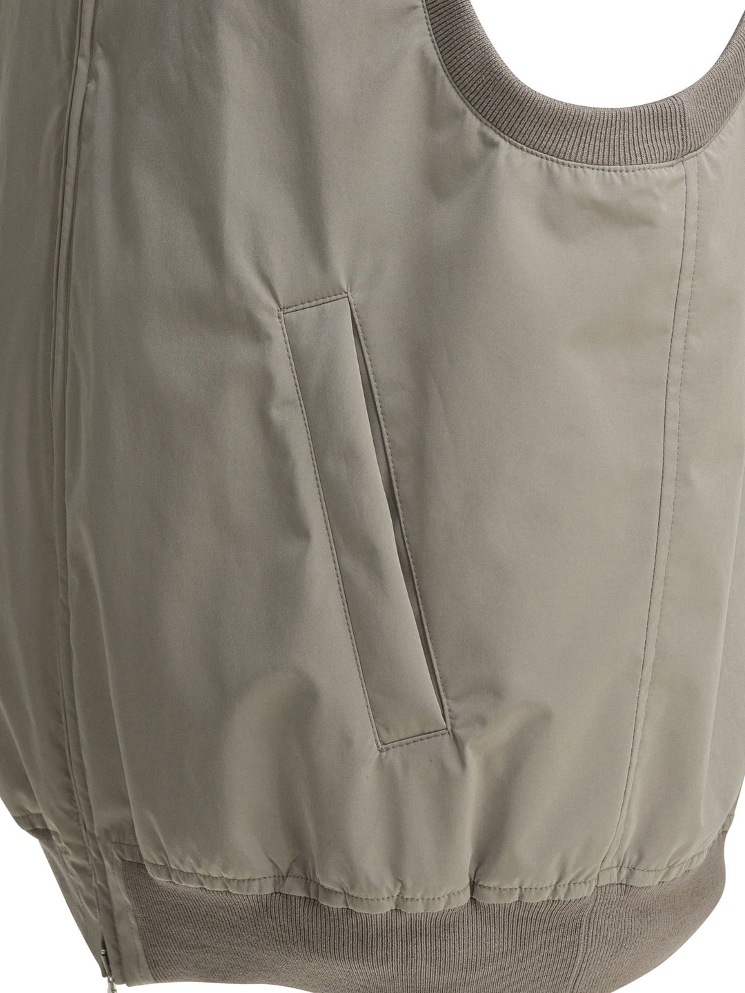 Brunello Cucinelli Sleeveless Jacket With Thermore® Padding Jackets and Coats - Marrone | e8a5ff8c775dc8d58a6907247672ffd6cdf70cbd