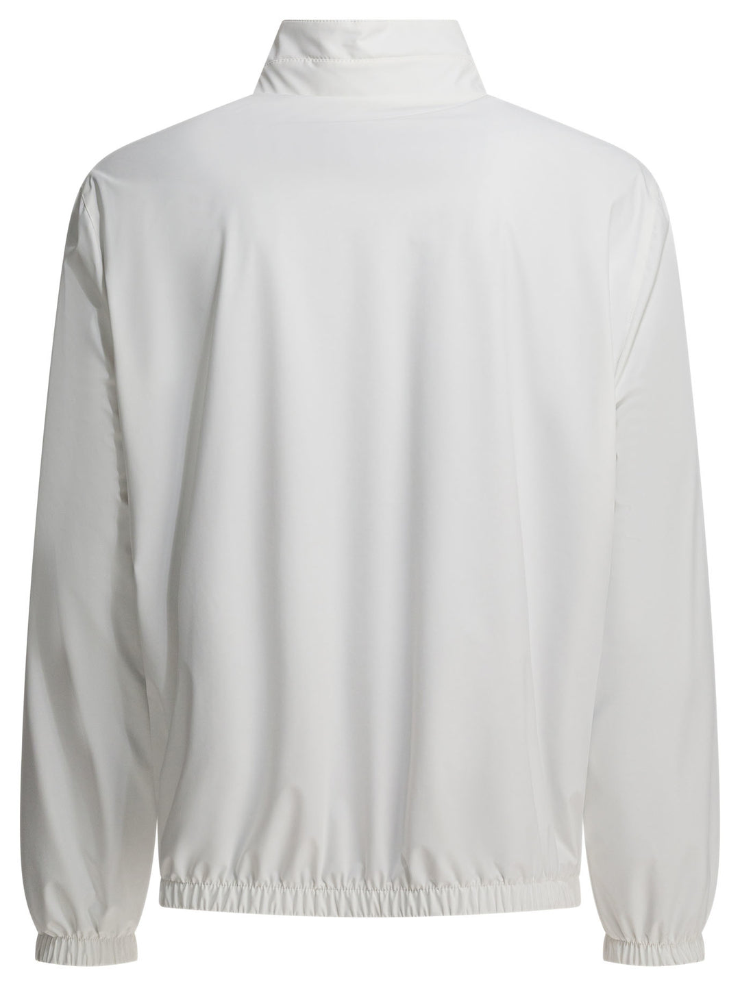 Brunello Cucinelli Reversible Nylon Windbreaker Jacket Jackets and Coats - Bianco | e22ee19e24720234c95e80a28b99215b912ce827