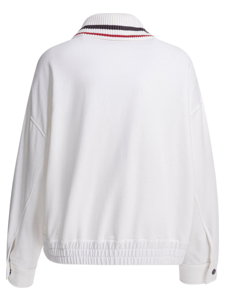Brunello Cucinelli  Sweatshirts - Bianco | 9208db95a5790f715d8bb853dcfea34267f1aaef