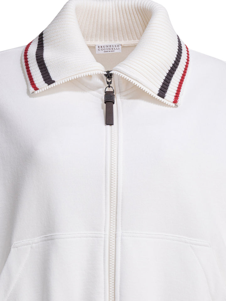 Brunello Cucinelli  Sweatshirts - Bianco | 9911d03de26f83d463dbe2a2dd92a64b6fe44935