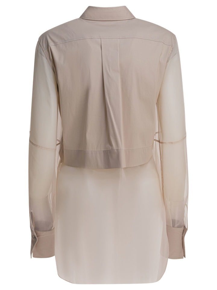 Brunello Cucinelli Layered Shirt Shirts - Grey | 0a9706cb710b44b4ec237f603a774f158583e1b9