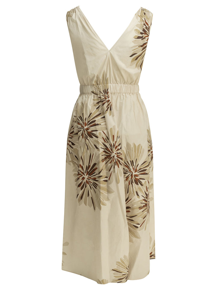 Brunello Cucinelli Bloom Print Abiti - Beige | 3b61d243ab129ca0b61a7891ab7a3e7532e8da4c