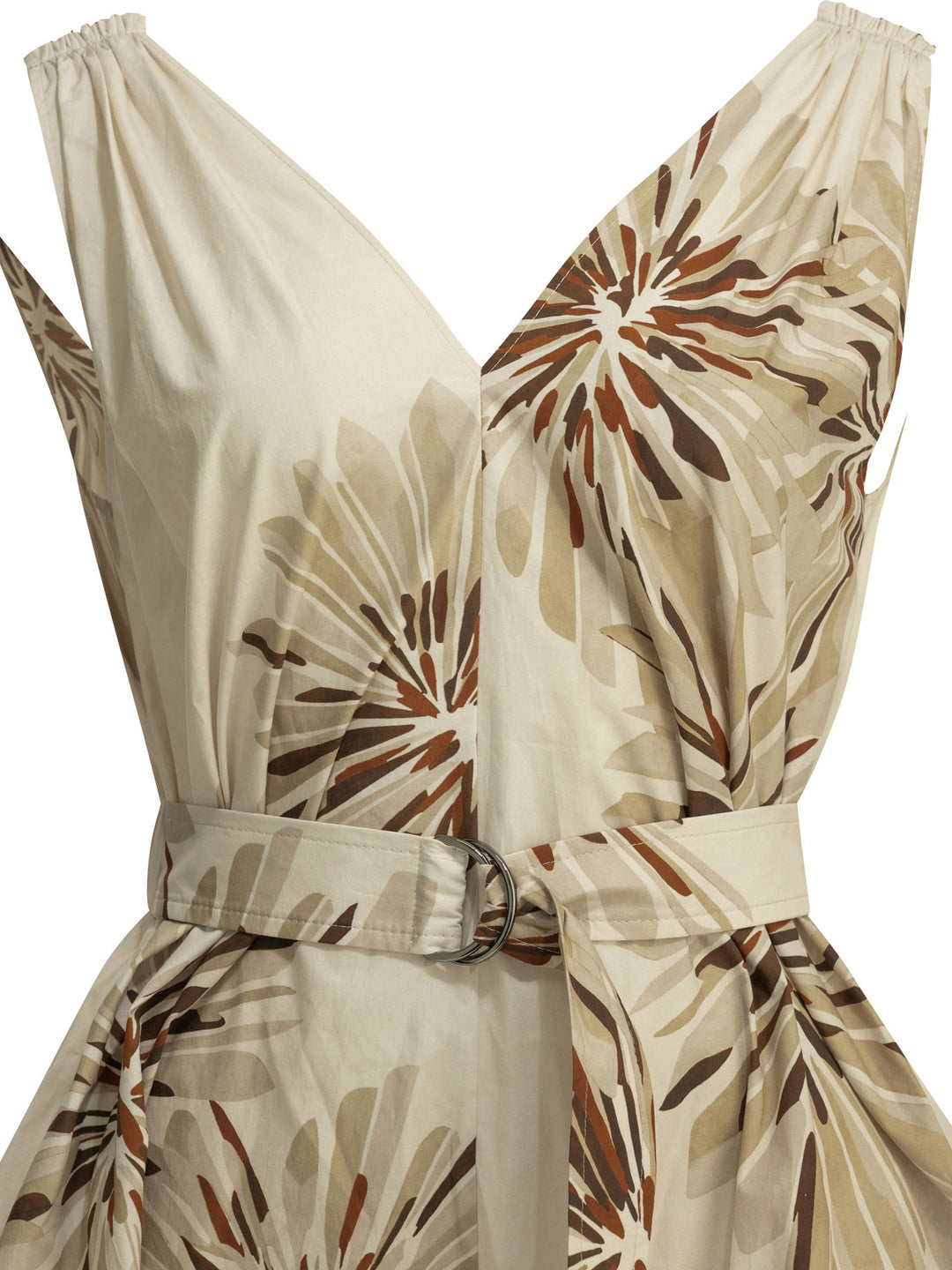 Brunello Cucinelli Bloom Print Abiti - Beige | ea76791305f2a573896b016e87098f20e927279a