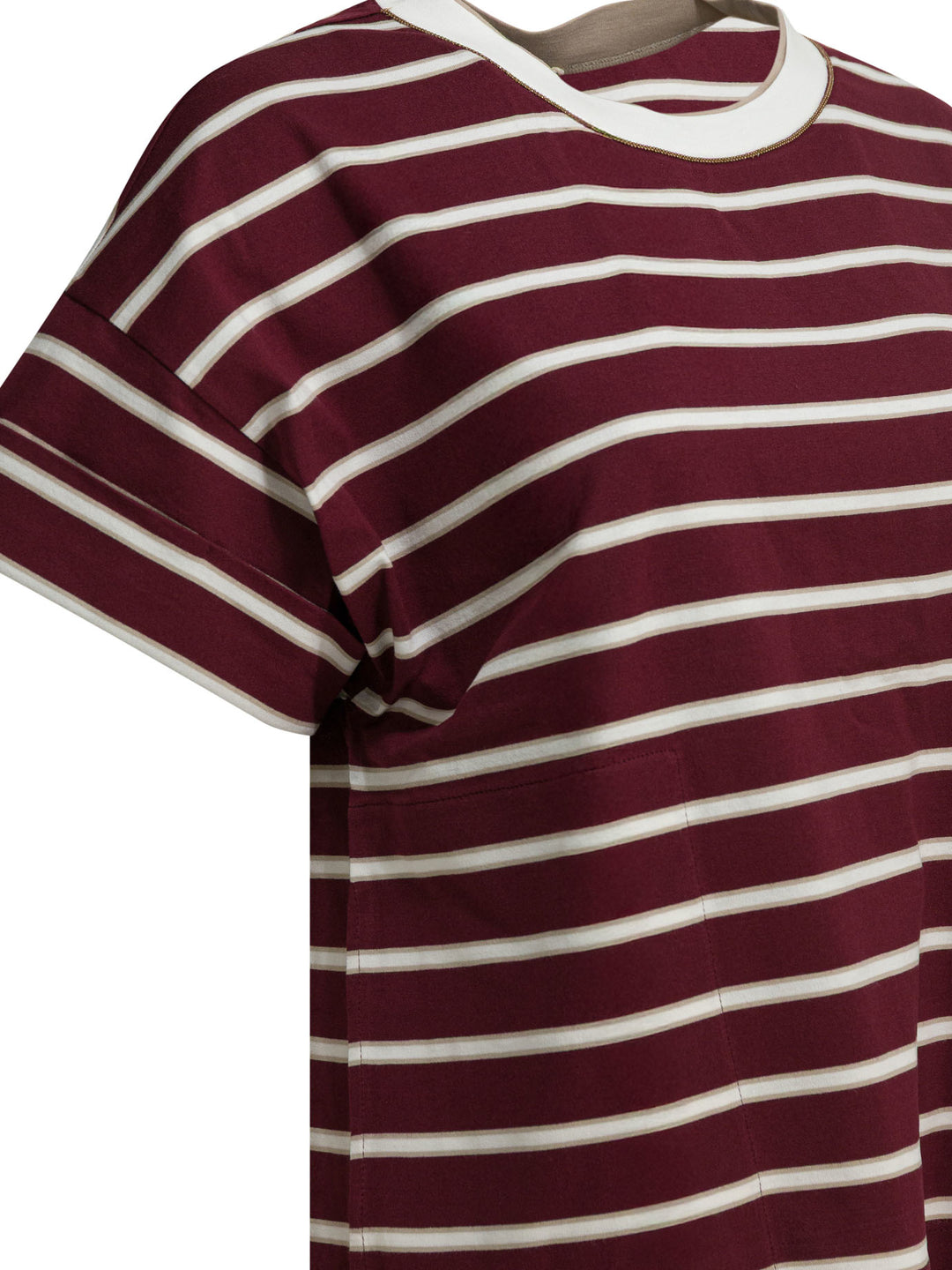 Brunello Cucinelli  T-shirts - Bordeaux | 1f2d5aa029914b7d6aa662dabec5a36ea0f7a99a