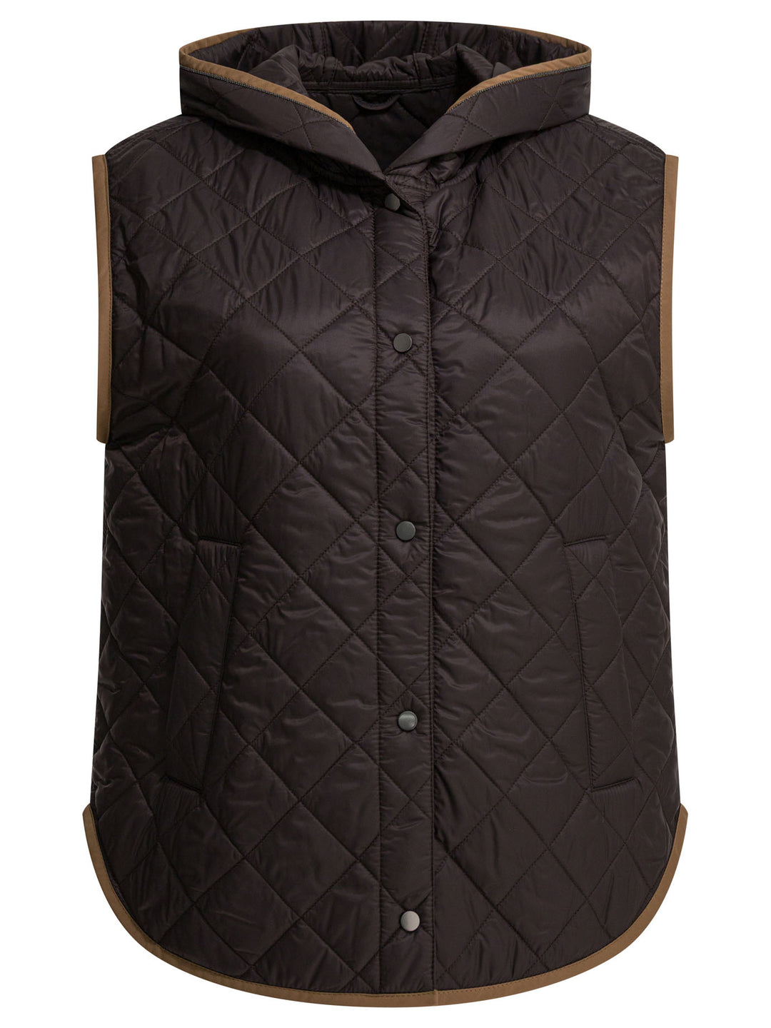 Brunello Cucinelli Lightweight Nylon Quilted Sleeveless Jacket Jackets and Coats - Nero | d4a399fd130abc6dada65159666c8763f8737889
