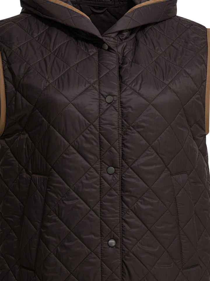 Brunello Cucinelli Lightweight Nylon Quilted Sleeveless Jacket Jackets and Coats - Nero | b327c8fb22d729442fb8c4b2cb95db2459d2bf01