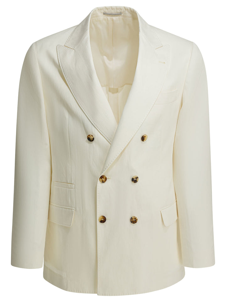 Brunello Cucinelli Jackets & Coats Jackets and Coats - Bianco | aad6fc9ba63e171ef2b75ee709f41ac720647f39