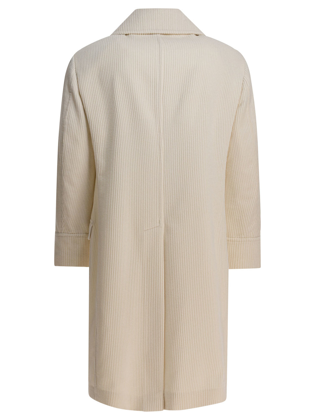 Brunello Cucinelli Velvet Coat Jackets and Coats - Bianco | 3c983e1da284f171d0702e7c4dccdc499c986526