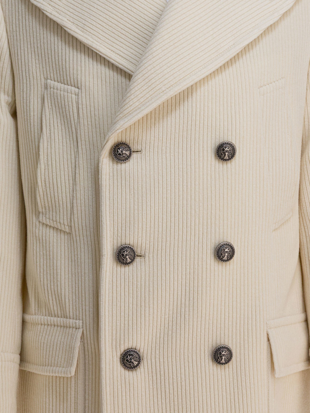 Brunello Cucinelli Velvet Coat Jackets and Coats - Bianco | 1654db1116a06e7595d1c9c7ddadd2596d157f6d