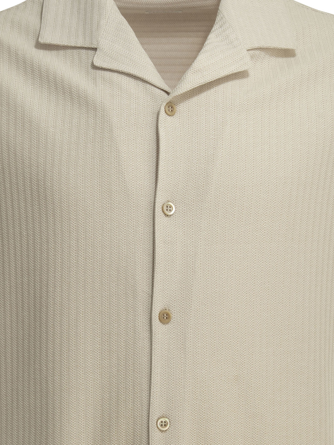 Brunello Cucinelli Casual Shirt Shirts - Beige | 0d81f3528a6937f732c923046b7641a5f16c7284