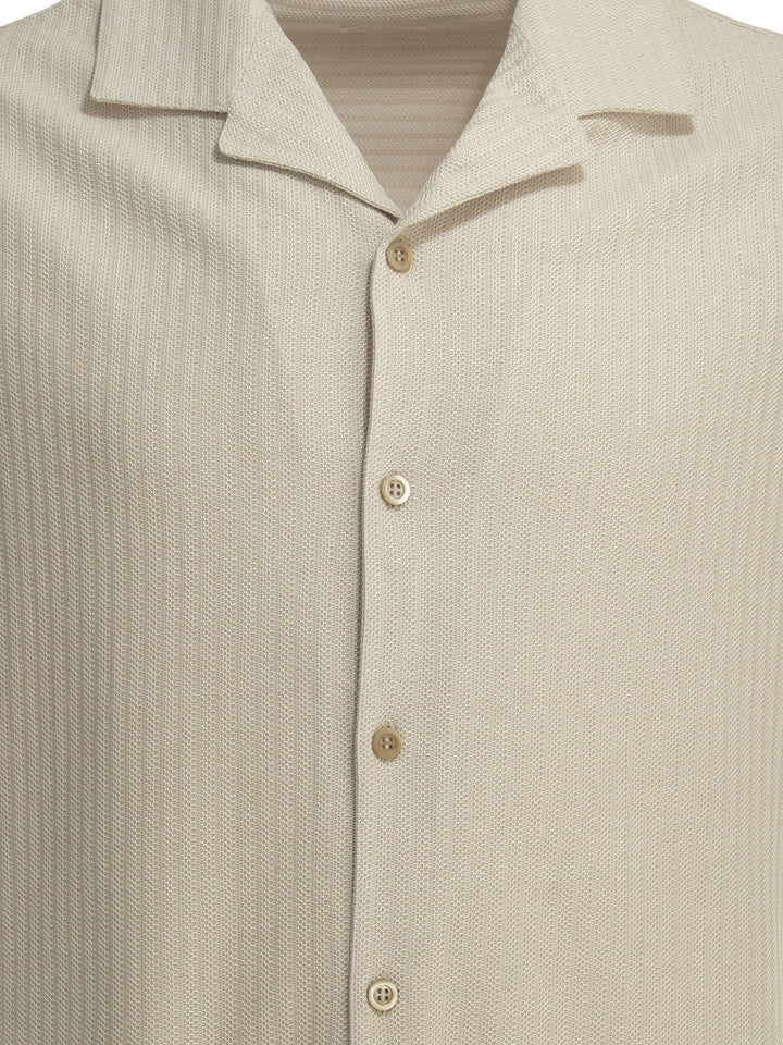 Brunello Cucinelli Casual Shirt Shirts - Beige | 0d81f3528a6937f732c923046b7641a5f16c7284