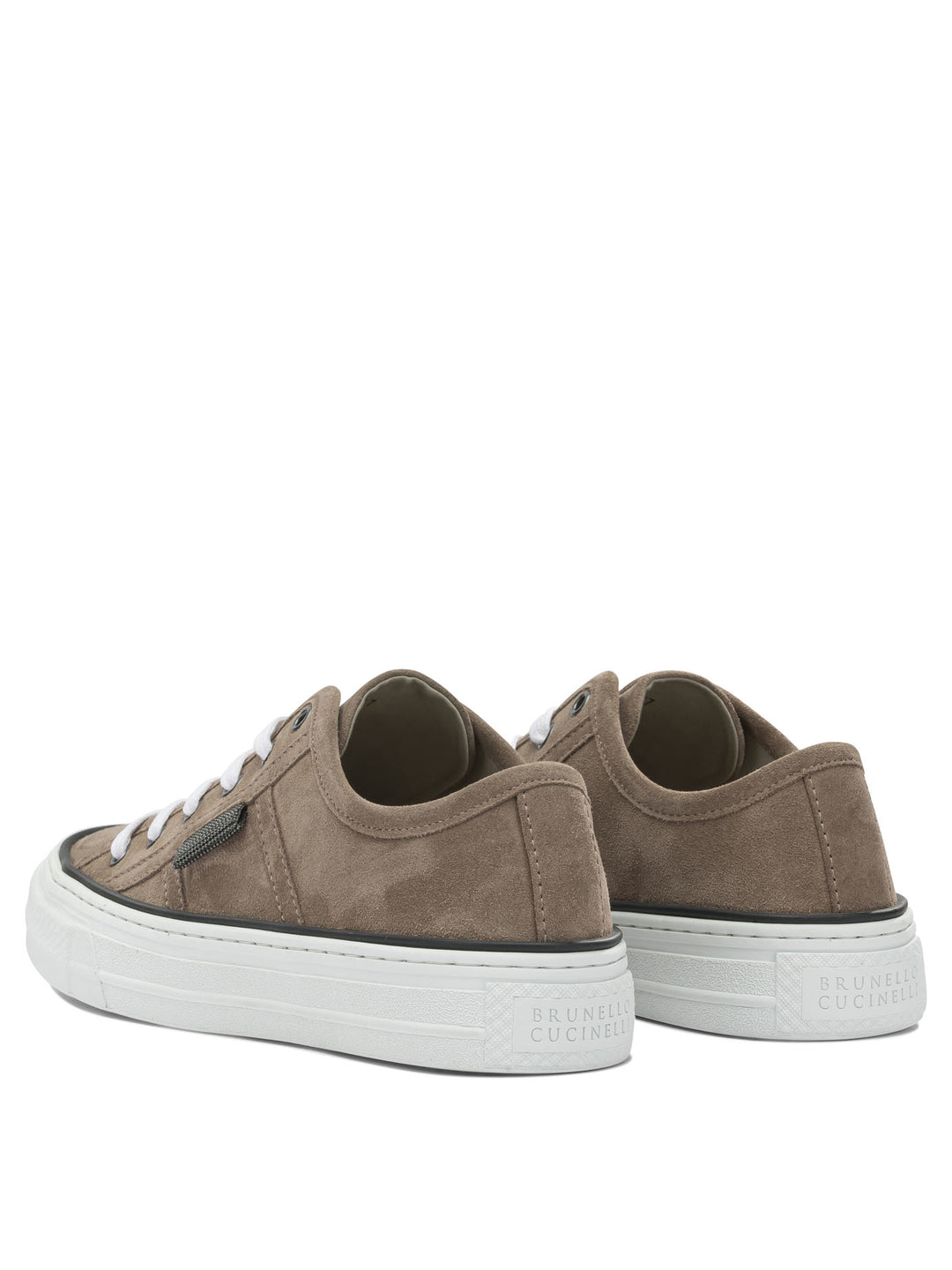 Brunello Cucinelli Shiny Tab Sneakers & Slip-On - Beige | f0d85d67a57180efa7b93d799c5985a1c84a6040