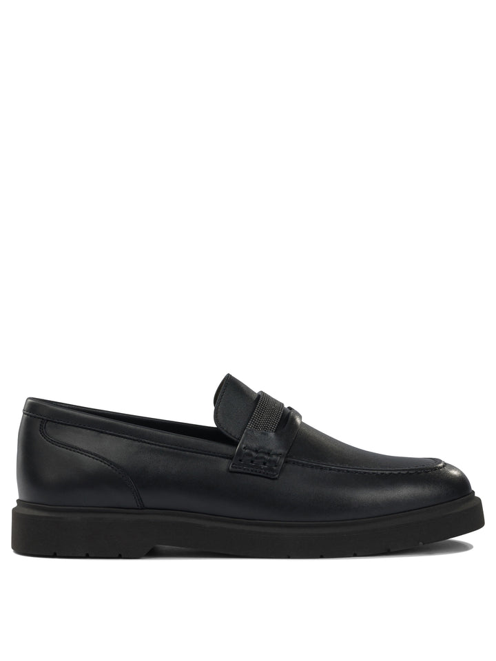 Brunello Cucinelli Penny Loafers & Slippers - Nero | bcdb550107226efedb4cc27837c334d753bf84ab
