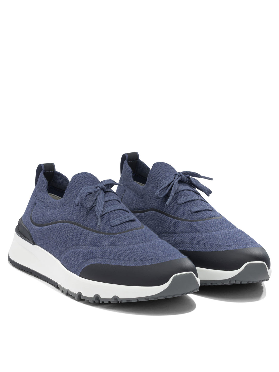 Brunello Cucinelli Low Sneakers Sneakers & Slip-On - Blu | 288bf66aa1ff4824376a55f5577a305998089bc3