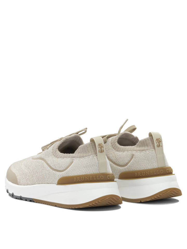 Brunello Cucinelli Low Sneakers Sneakers & Slip-On - Beige | 8df34d36f9118e5179e6e01facfb89f3aa21e8b7