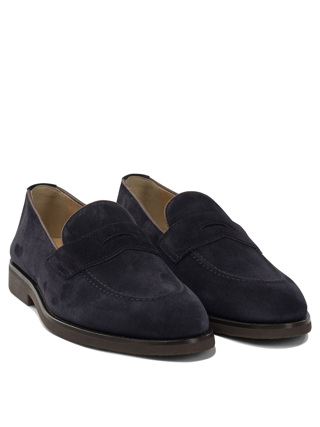 Brunello Cucinelli Penny Loafers & Slippers - Marrone | 64a838ebee28e03c5ddba5663b5d4e70d8c593ea