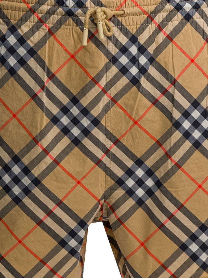 Burberry Check Swimwear - Beige | 16f02df993fe47c008e98ce3e64314732e49d116