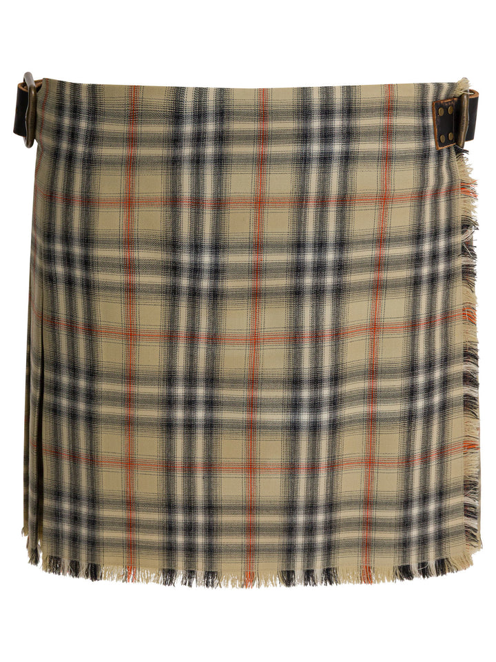 Burberry Check Gonne - Beige | 7b44e73b6673150e5c7f2e636a49f0c4da7ef6d1