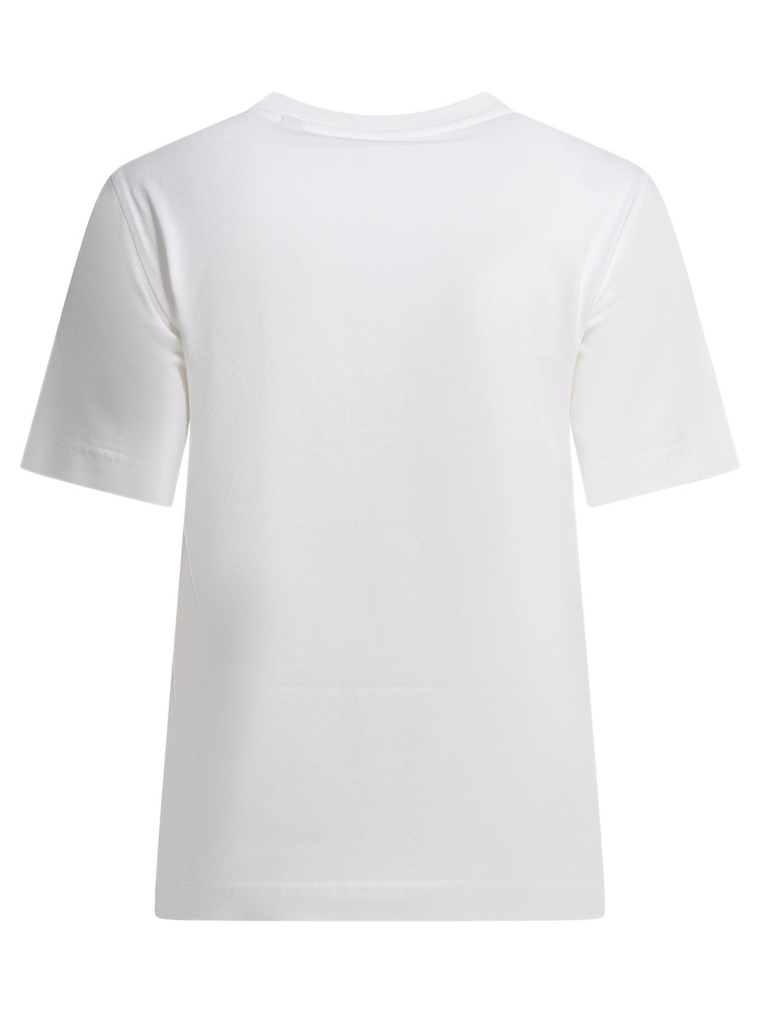 Burberry Cotton T-Shirt With Logo T-shirts - Bianco | 295ea25ba672f0b5ed5a92f1452ddba1f2627fe7