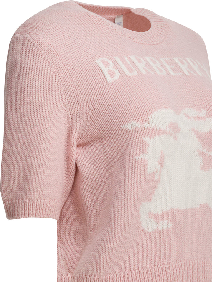 Burberry Skylar Ekd Knitwear - Bianco | 0b82aabf9b405171bb70791377bcc46e45dec637