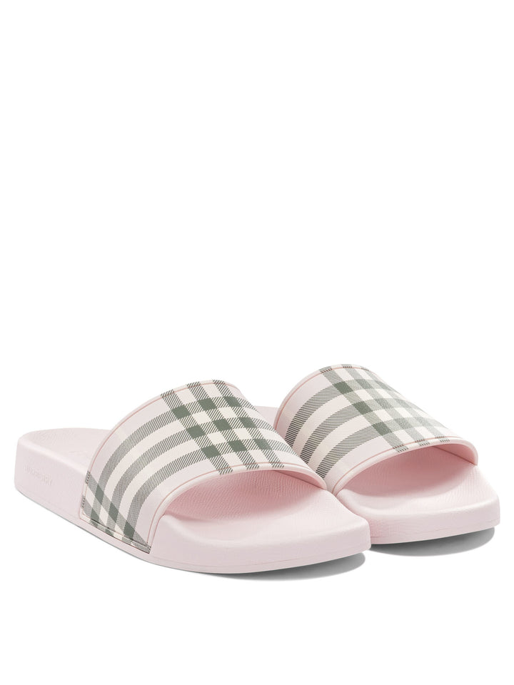 Burberry Check Sandali - Rosa | 6a83b3b89721fe64767ee28d5aebdd8228481268