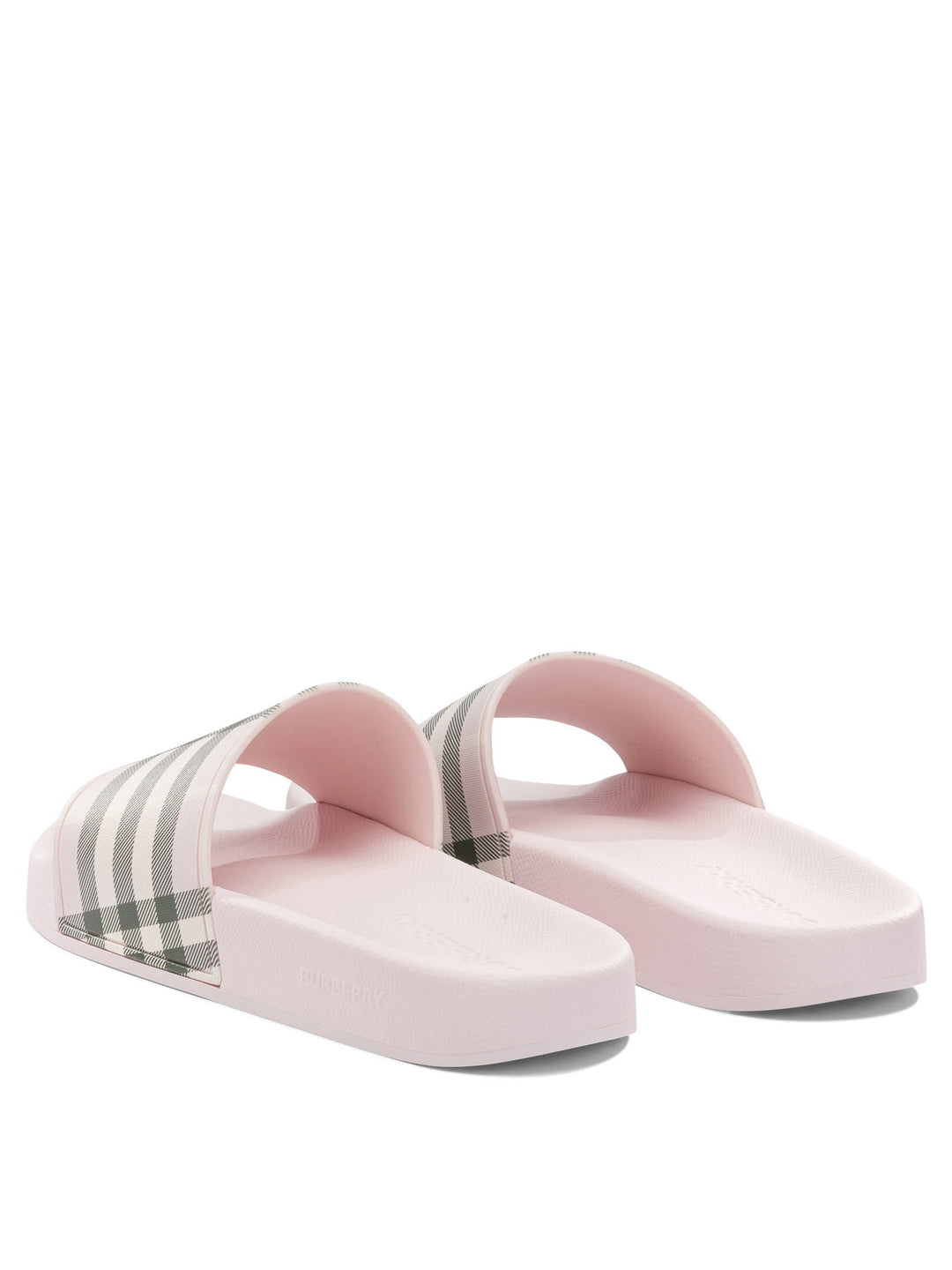 Burberry Check Sandali - Rosa | 191b16a0bab820a8b523740002aea27518fce384