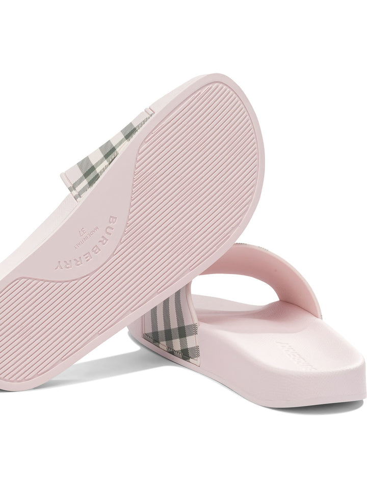 Burberry Check Sandali - Rosa | bb59198bb639a86a5d95313e5f99a124552e8a38