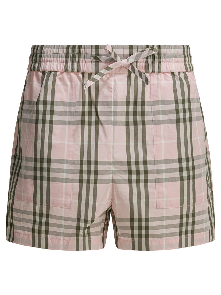 Burberry Evelyn Check Shorts - Rosa | ebd579847879829ccfa01b273dfc6869cb93b85f