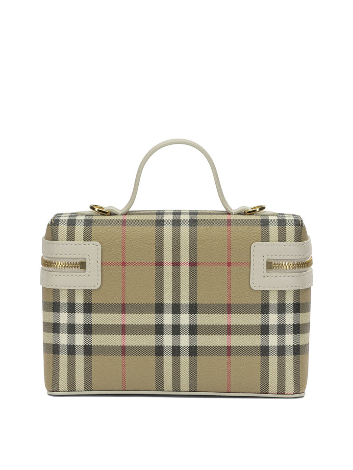 Burberry Vanity Check Handbags - Beige | 07adf69158d130a6d79ed21dbbeac7bd70100bc3
