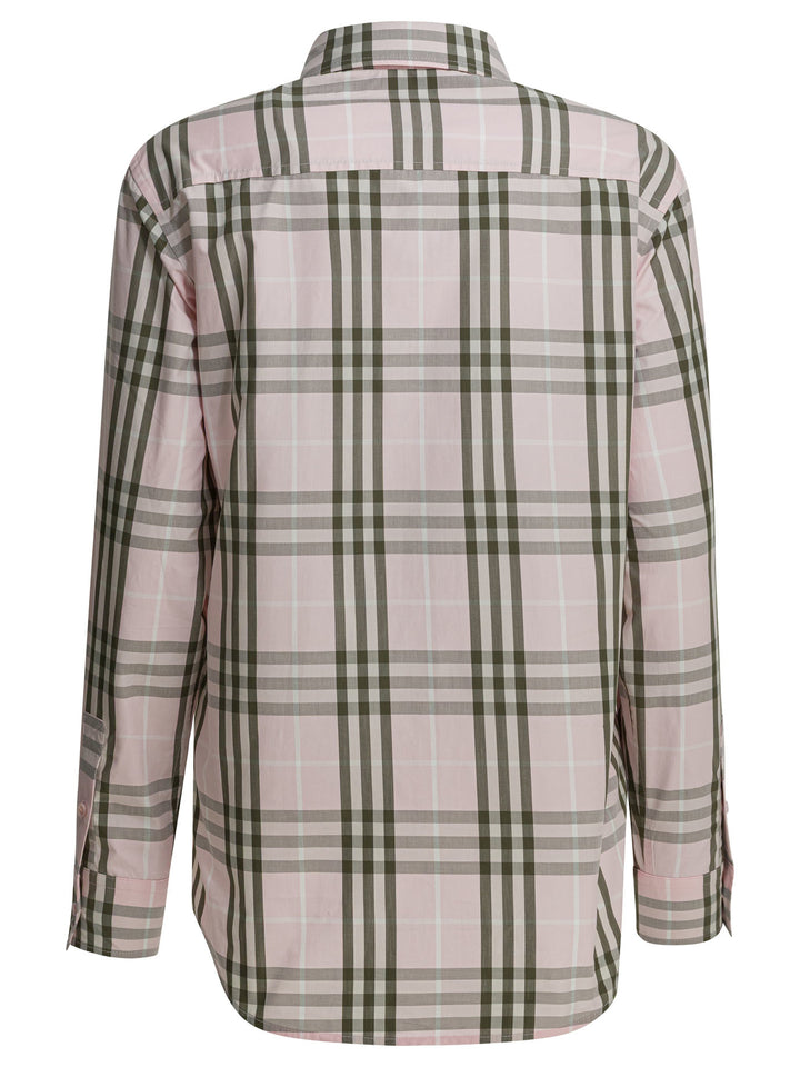 Burberry Emma Check Shirts - Rosa | e6bea8f6322e1f041d41db7986b1ad785173c199