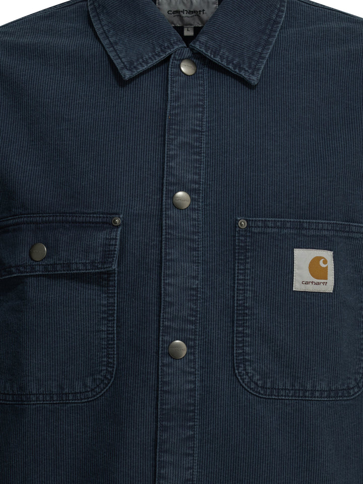 Carhartt Wip Parrish Shirt Jackets and Coats - Blu | b56b9b2583f39067bf24e16fc22bc877687a9a13