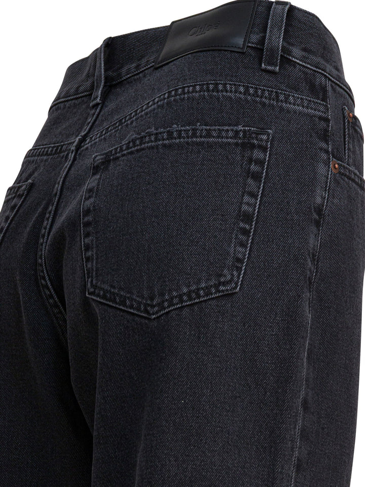 Chloé High-Waisted Jeans - Nero | cbbc0a09f524802e0a748e6a1ed6ec13d8e7f063