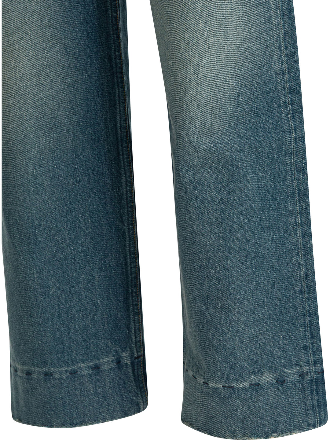 Chloé Short Wide Leg Jeans - Blu | eae5e03c6982c432487a5a0aa99b8a4c395b2df6