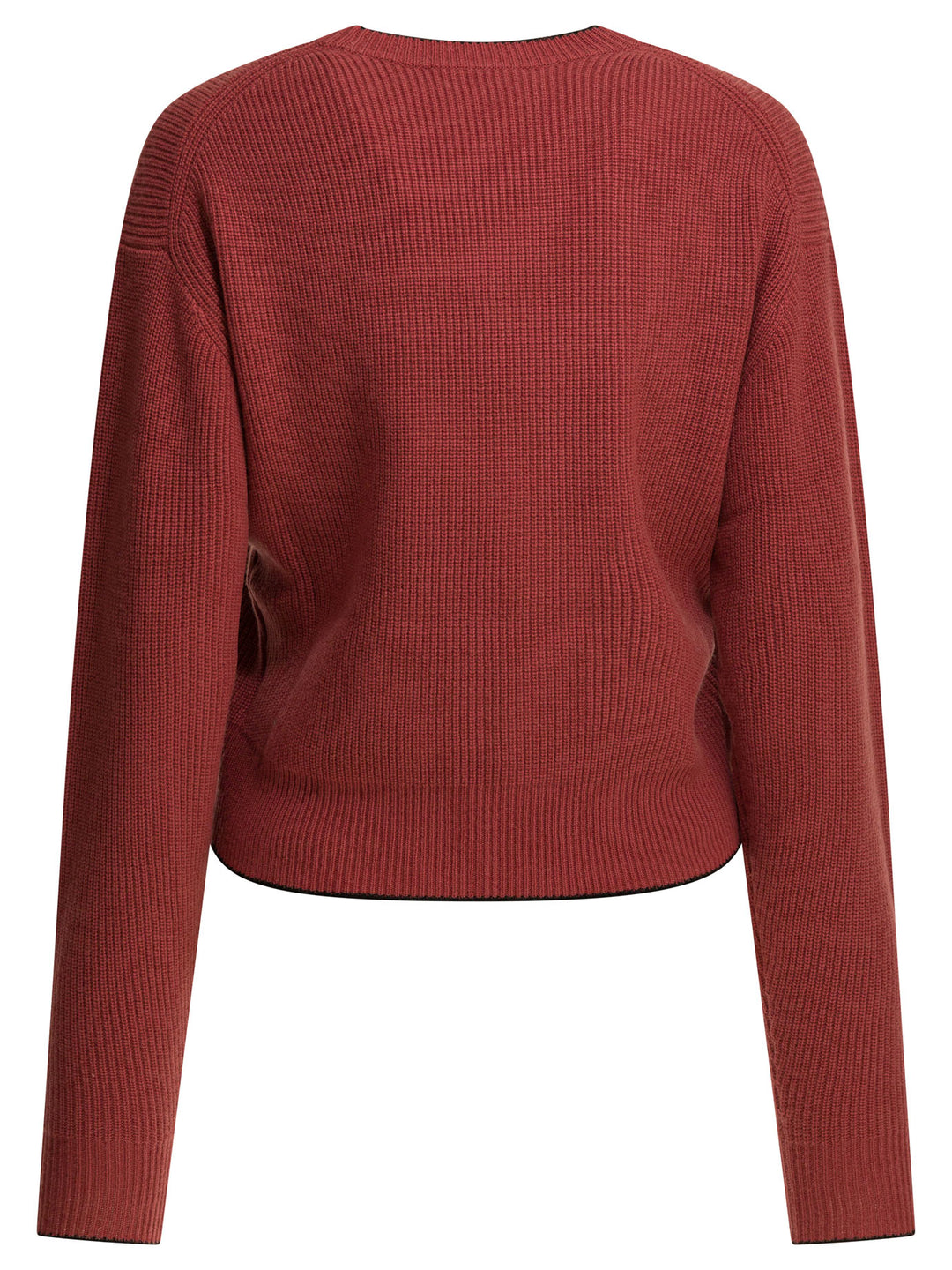 Chloé Crew-Neck Sweater With Logo Knitwear - Rosa | 6ba9e91915e93eca15cf18ace72161a8f3ba6b20
