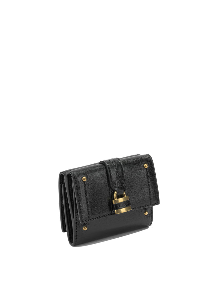 Chloé Trifold Mini Paddington Wallets & Card holders - Nero | d5ce1da0c62f8b8f704b2e3b1d4ede27230370da