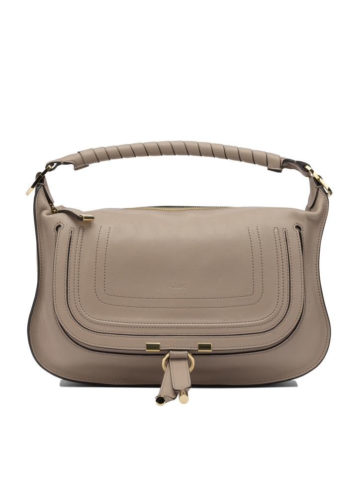 Chloé Marcie Borse a Spalla e Tracolla - Beige | 0dcc5229356f5734b47491b3142899fd4fc85493