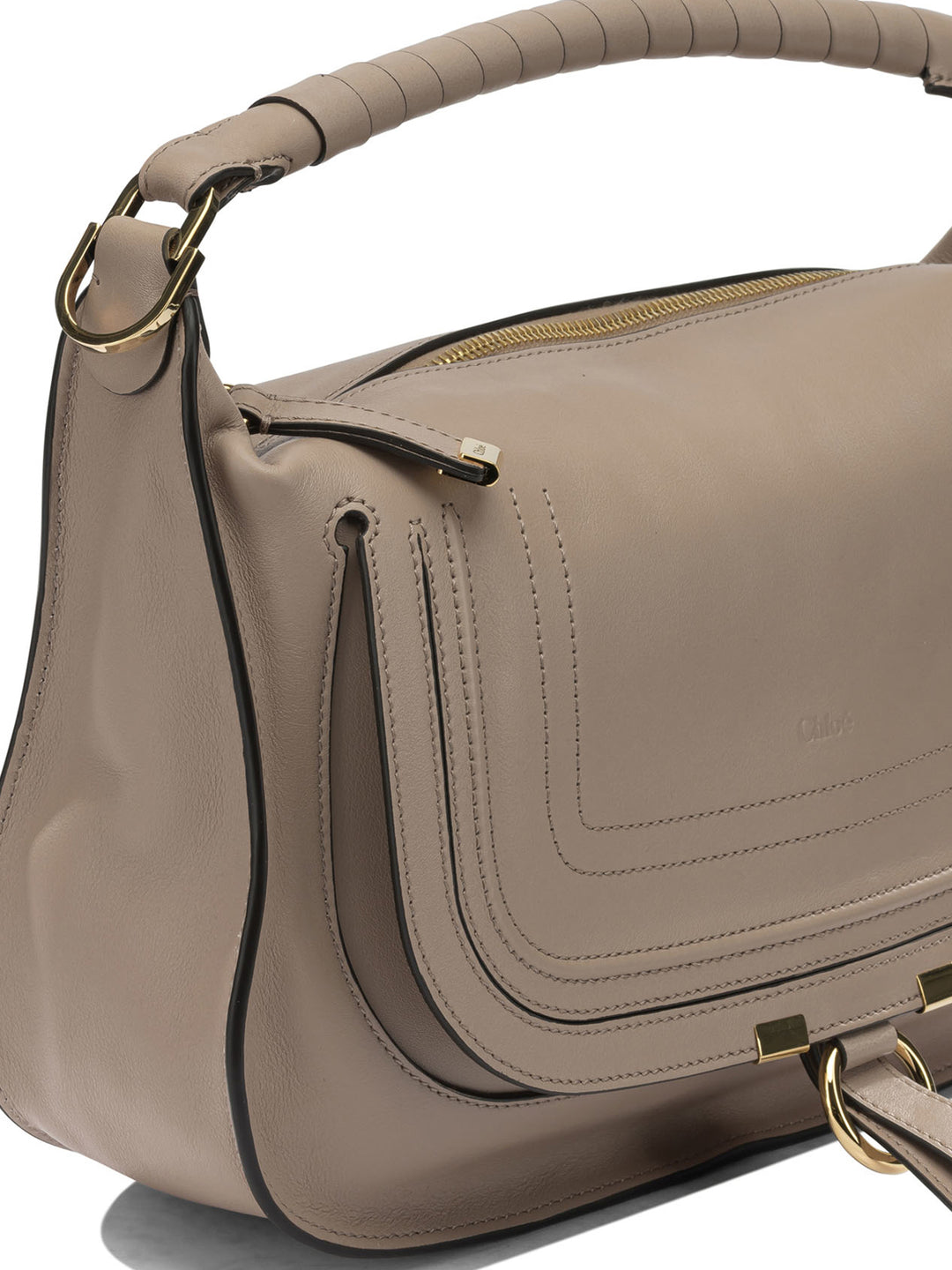 Chloé Marcie Borse a Spalla e Tracolla - Beige | f0d7808785b57b2aeab553845716010e02619ce5