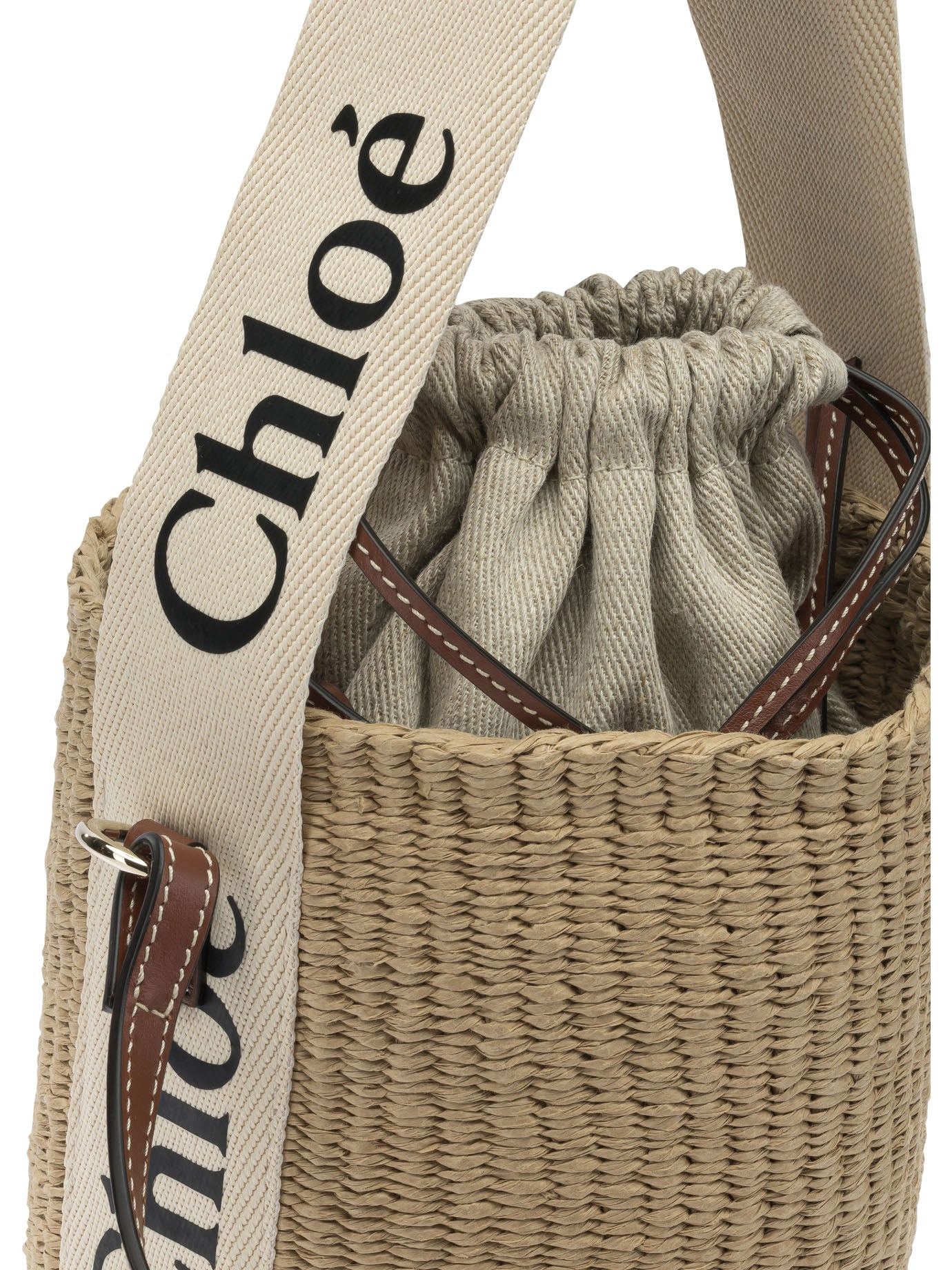 Chloé Woody Borse a Spalla e Tracolla - Bianco | 083e4f3b0fc7668276684526432969c94790e9f0