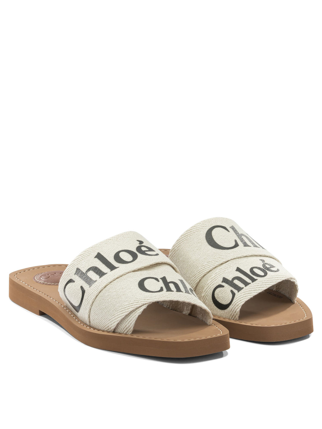 Chloé Woody Sandali - Bianco | 2c2cc90a393d66b6cf30a9fe5a9b461c5ab3efe2