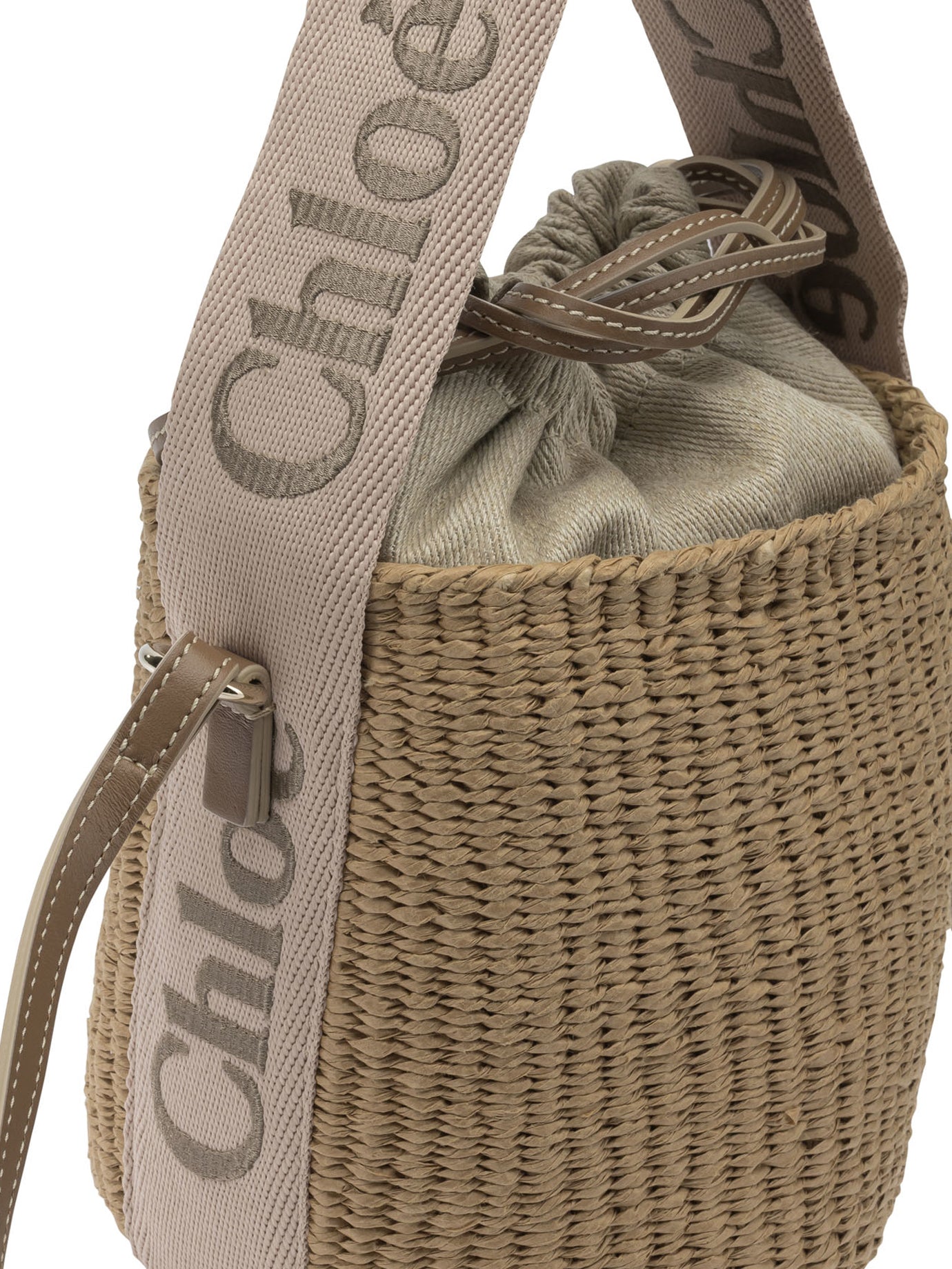 Chloé Woody Borse a Spalla e Tracolla - Beige | 2d8c4bb73c3ef88a7f381a3a184dafe0c92d9832