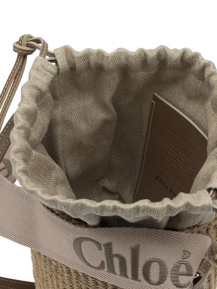 Chloé Woody Borse a Spalla e Tracolla - Beige | e9bce01e8b8dbeffb163e6f48cdb1031707c7752