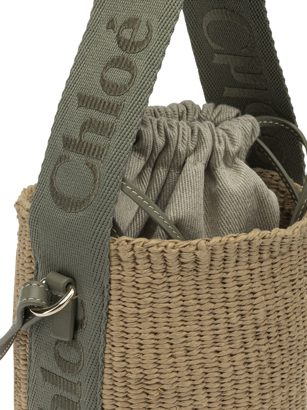 Chloé Woody Borse a Tracolla - Beige | 9a336b7c73b0a83c9c763b4454e70c0d62327f74