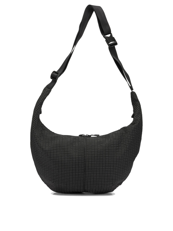 Comme Des GarçOns Homme Grid Check Borse a Spalla e Tracolla - Nero | 43caabb02111f5a4ede6526aadd0997316d32b07