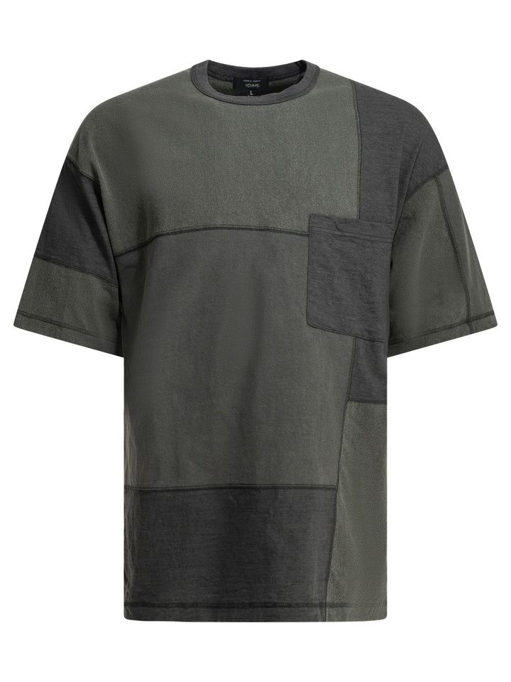 Comme Des GarçOns Homme Patchwork Crewneck T-Shirt T-shirts - Nero | 70c720df11e49c03de609c1dbc4da2a9d4065f9a