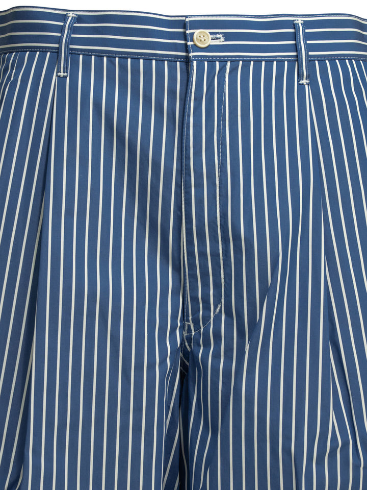Comme Des GarçOns Shirt Formal Striped Shorts - Blu | 5bef9bc1c769b762c091fcaf7e45721b5a1639f7